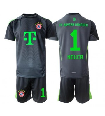 Bayern Munich Manuel Neuer #1 Målvakt Borta Kläder Barn 2025-26 Kortärmad (+ Korta byxor)